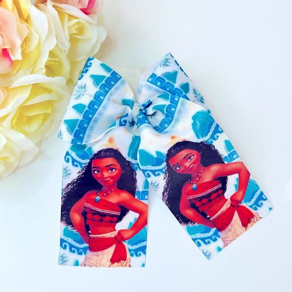 DISNEY MOANA Cheer Hair Bow for Girls - Picture 4 of 5